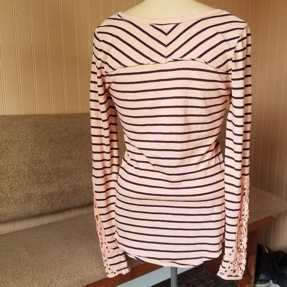 Free People top.  Size XS   Peach brown - Picture 3 of 4